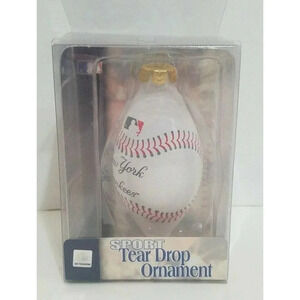 New York Yankees Sport Tear Drop Ornament MLB Baseball Forever Collectibles 4.5"